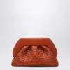 Themoirè Burnt Clutch Tia In Woven Eco