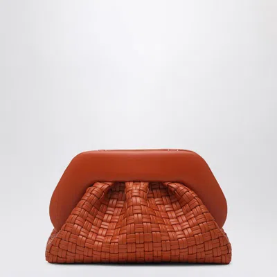 Themoirè Burnt Clutch Tia In Woven Eco