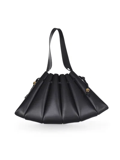 Themoirè Calipso Bag Made Of Eco-leather. In Black