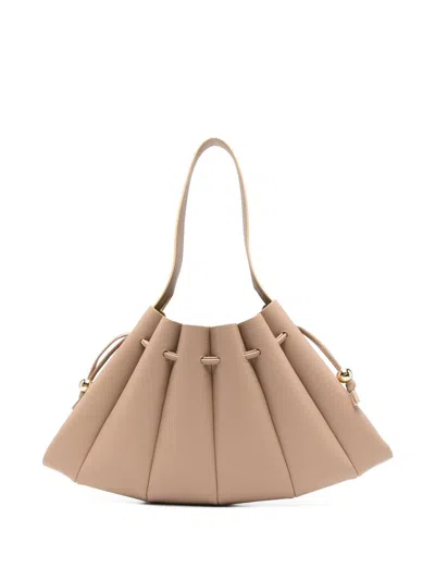 Themoirè Calipso Bottalato Corn Natural Vegan Leather Bag In Neutral