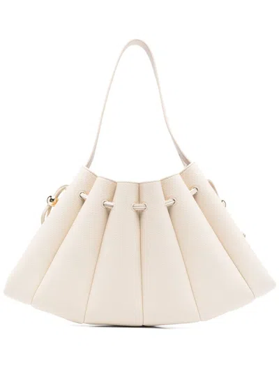 Themoirè Calipso Bottalato Shoulder Bag In Brown