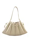 Themoire' Calipso Bottalato Shoulder Bag In Brown