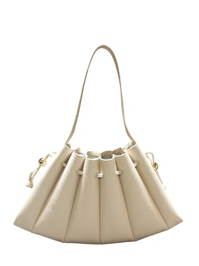 Themoire' Calipso Bottalato Shoulder Bag In Brown