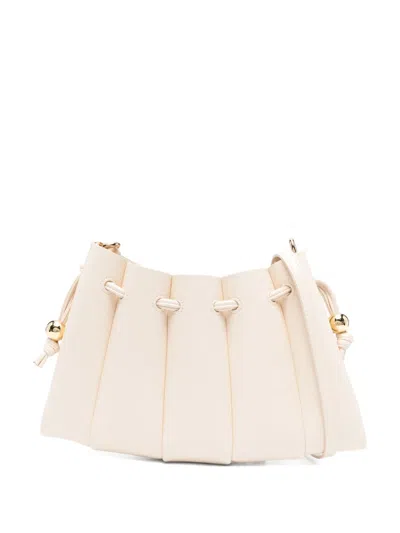 Themoirè Calipso Drawstring Cross Body Bag In Neutral