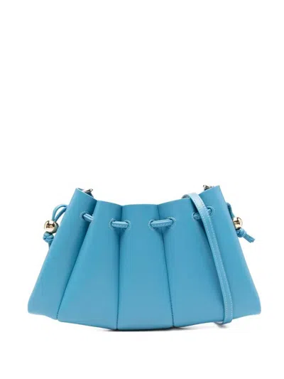 Themoire' Calipso Drawstring Crossbody Bag In Blue