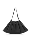Themoirè Calipso Quilted Shoulder Bag In Black