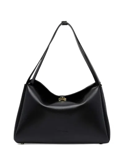 Themoire' Calipso Trunk Logo-print Tote Bag In Black