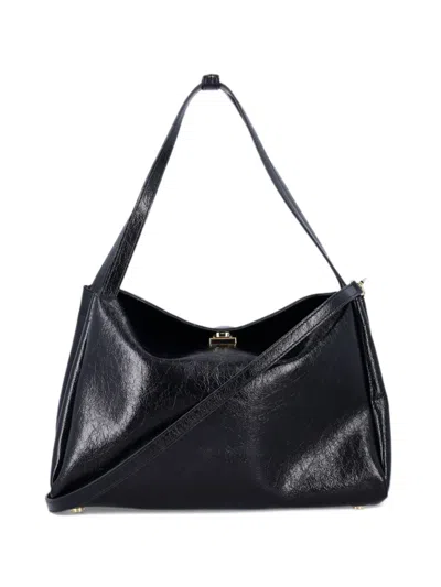 Themoirè Calipso Trunk Tote Bag In Black