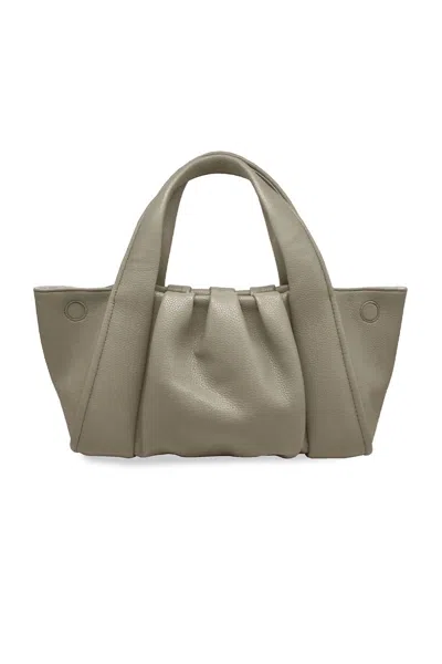 Themoirè Clio Vegan Leather Bag In Mushroom In Gray