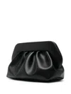 Themoirè Pleated Rectangular Shoulder Bag With Detachable Strap