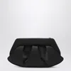 Themoirè Clutch Emera In Satin In Black