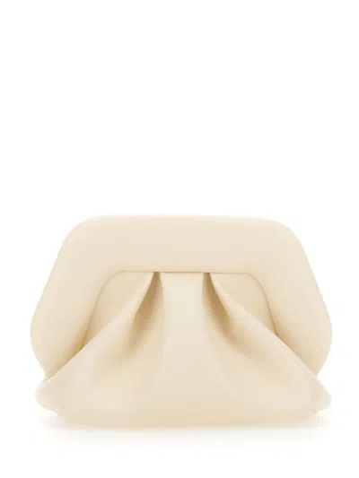 Themoirè Clutch Gea In Ivory
