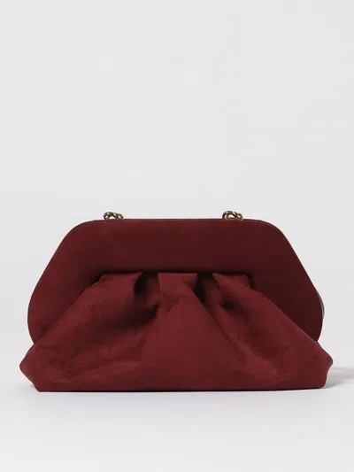 THEMOIRÈ CLUTCH THEMOIRÈ WOMAN COLOR BURGUNDY,H33759050