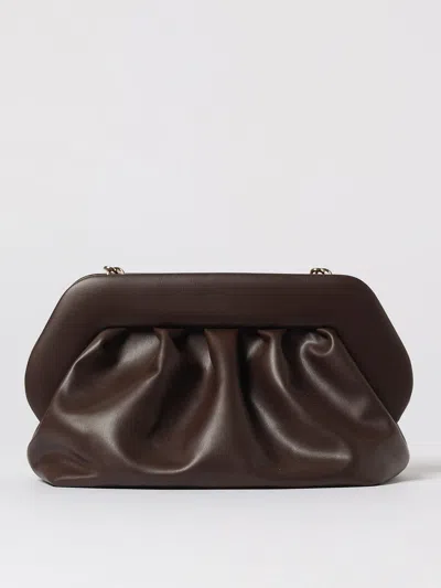 Themoirè Clutch  Woman Color Ebony In Black