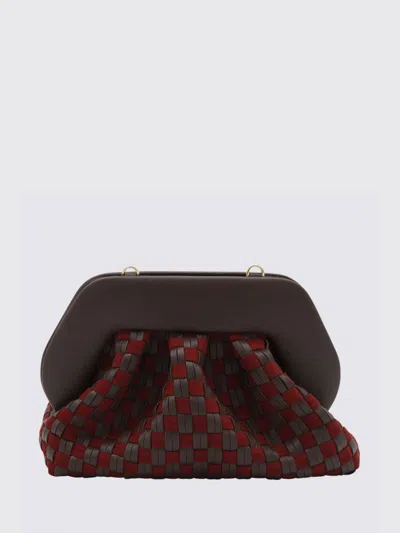 Themoirè Clutch  Woman Color Ebony In Black
