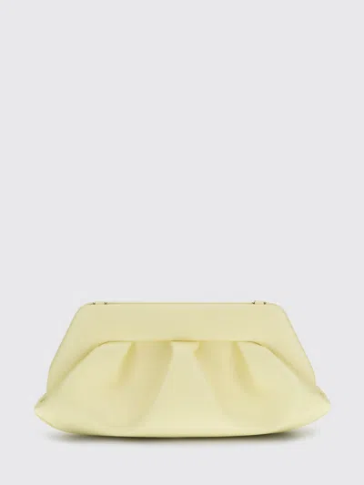 Themoirè Clutch Woman  In Yellow