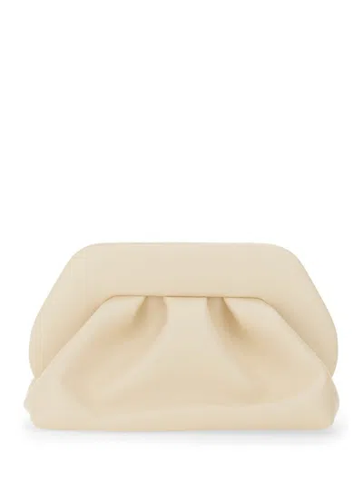 Themoirè Clutch "tia" In Beige