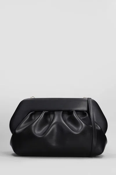 Themoirè Bios Vegan Clutch In Black Faux Leather