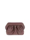 Themoirè Bios Clutch Bag In Brown