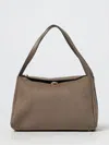 Themoirè Shoulder Bag  Woman Color Grey In Brown