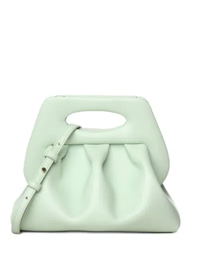 Themoirè Cut-out Handle Pleated Bag