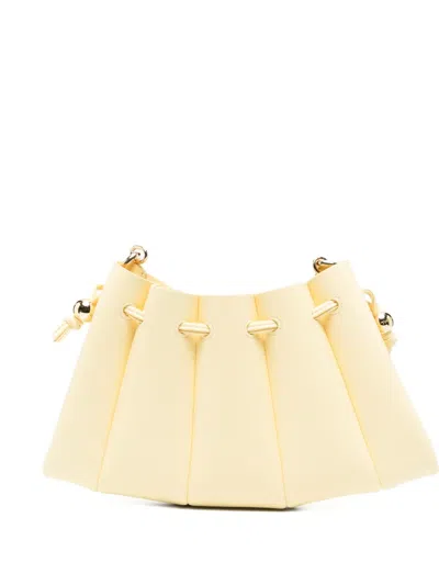 Themoirè Dafne Clutch Bag In Yellow