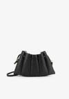 Themoirè Dafne Faux Leather Crossbody Bag In Black