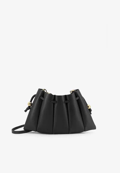 Themoirè Dafne Faux Leather Crossbody Bag In Black