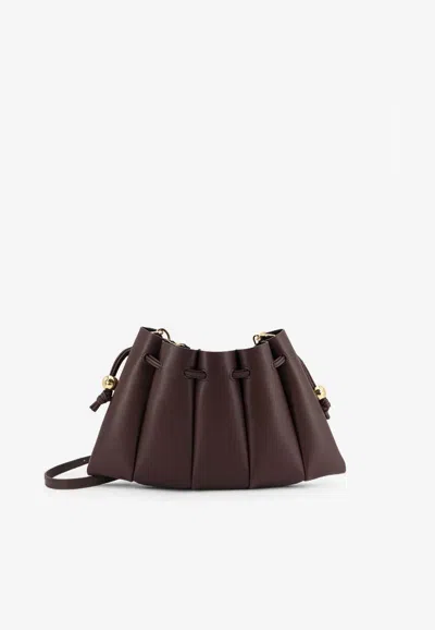 Themoirè Dafne Faux Leather Crossbody Bag In Black