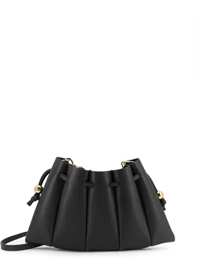 Themoirè Dafne Vegan Leather Crossbody Bag In Black