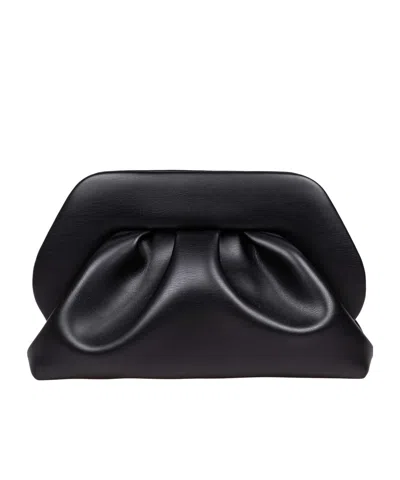 Themoirè Detachable-strap Shoulder Bag In Black