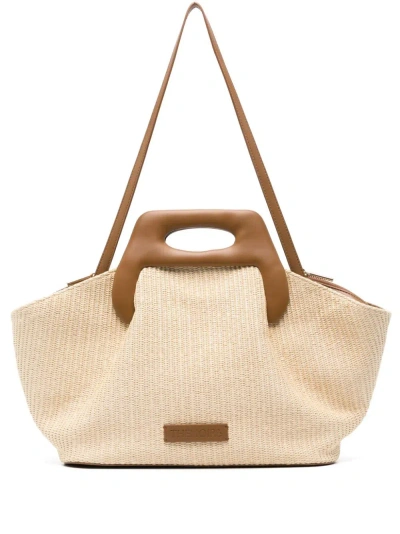 Themoire' Dhea Tote Bag In Nude & Neutrals