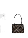 Themoirè Diamond-pattern Tote Bag In Black