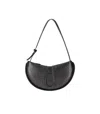 Themoirè Ebe Strass Black Shoulder Bag