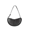Themoirè Ebe Strass Black Shoulder Bag In Black
