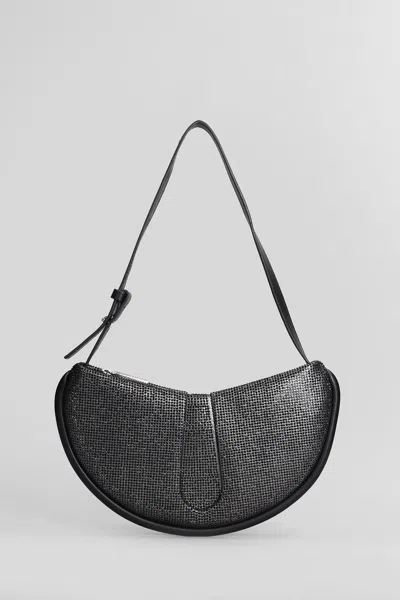 Themoirè Ebe Strass Shoulder Bag In Black