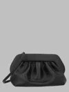 Themoirè Structured Angular Frame Handbag In Black