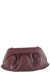 Themoirè Emera Bag With Adjustable Shoulder Strap In Burgundy