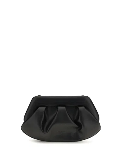 Themoirè Emera Bios Clutch In Black