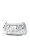 Themoirè Clutch "emera" In Silver