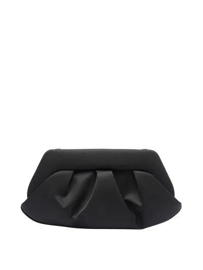 Themoirè Emera Clutch In Black