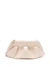 Themoire' Emera Vegan Leather Clutch In Neutral
