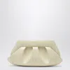 Themoirè Emera Clutch In Light Beige In Yellow