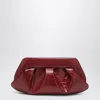 Themoirè Emera Clutch Plum Crocodile Effect