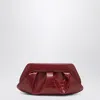 Themoirè Emera Clutch Plum Crocodile Effect In Red