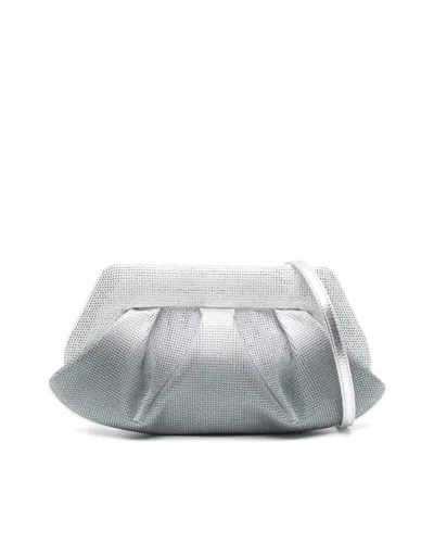 Themoirè Emera Degradé Rhinestone Bag In Silver