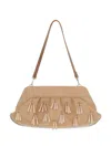 Themoirè Emera Paper Fringes Clutch Bag