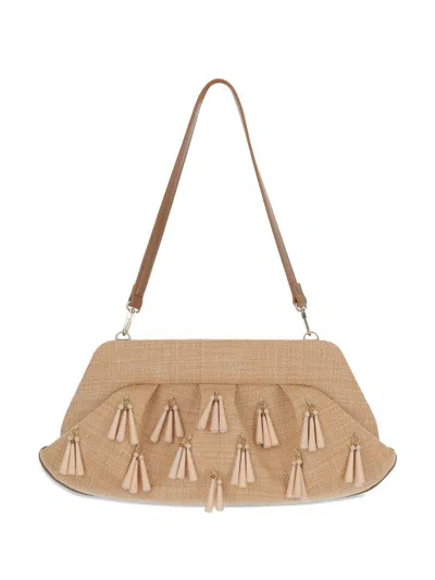 Themoirè Emera Paper Fringes Clutch Bag