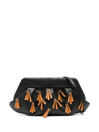 Themoirè Emera Fringed Clutch