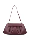 Themoirè Emera Pleated Clutch Bag In Red